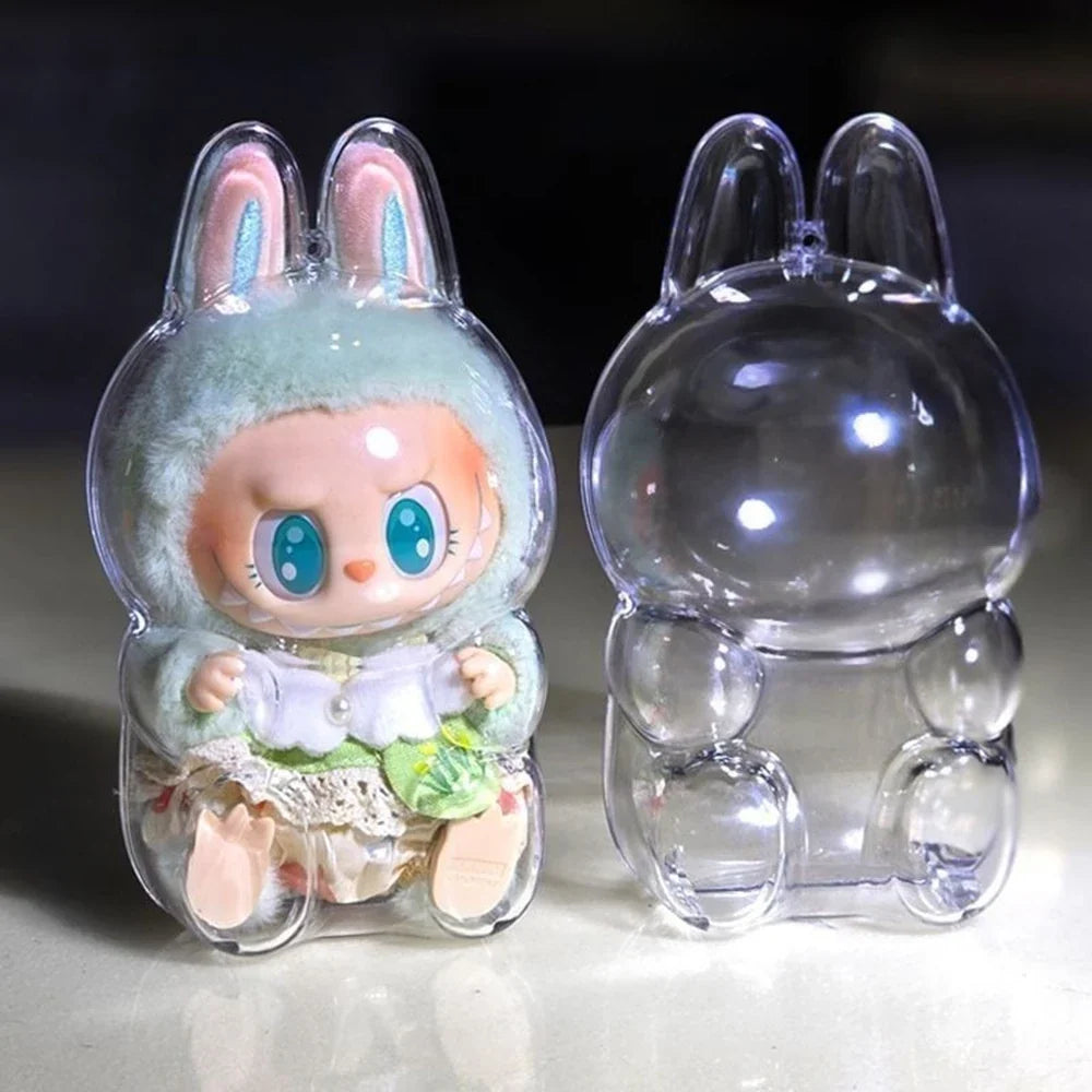 Transparent Protective Case for SkullPanda Guangweaving Garden V2 SP Doll Portable Organizer Box Storage Case