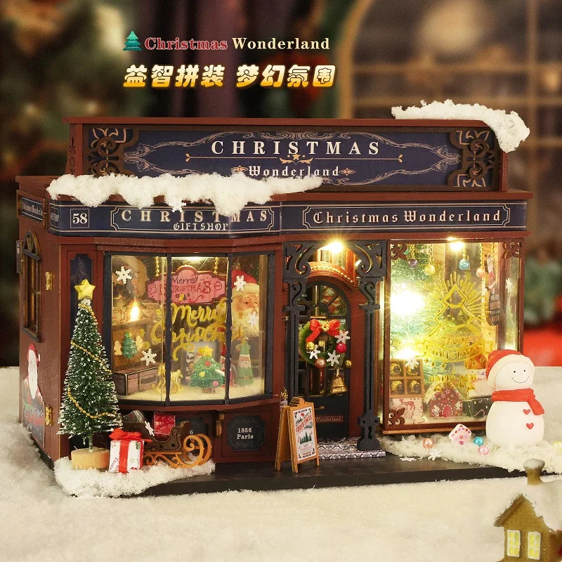 New DIY Christmas Wonderland Miniature Kit - Handcrafted 3D Book Nook Model, Creative Christmas & Black Friday Gift Idea