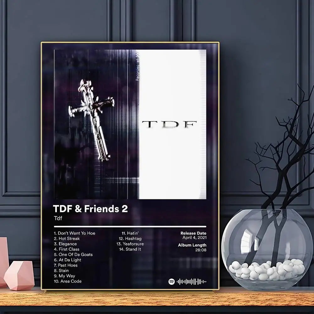 Singer Tdf Culture Poster Sticky Wall Art Printing Waterproof Home Living Bed Room Bar Aesthetic Decor