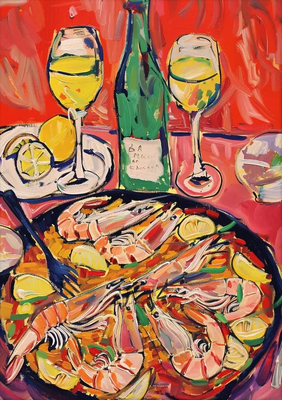 Food Kitchen Cocktail Wine Art Decor Canvas Printing Poster Kitchen Dining Room Living Room Aesthetic Wall Decor Foodies Prints