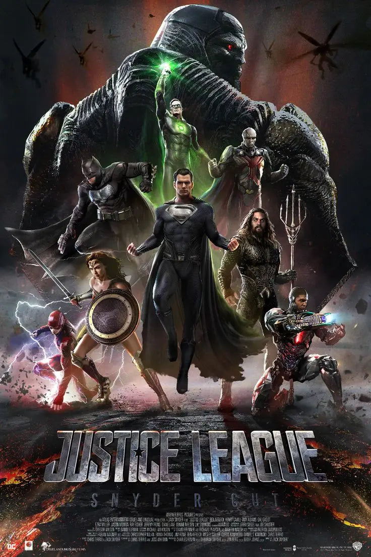 Superman And Batman Superhero Justice League DC Movie Prints Poster Canvas Painting Modern Wall Art For Living Room Home Decor