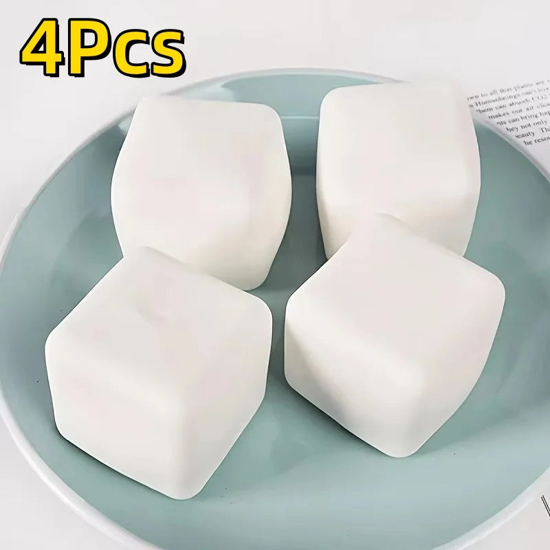 1Pc Shaping Tofu Soft Pinch Slow Rebound Squeeze Toy for Kids Adult Pop Fidget Toys Children Sensory Entertainment Games Gifts