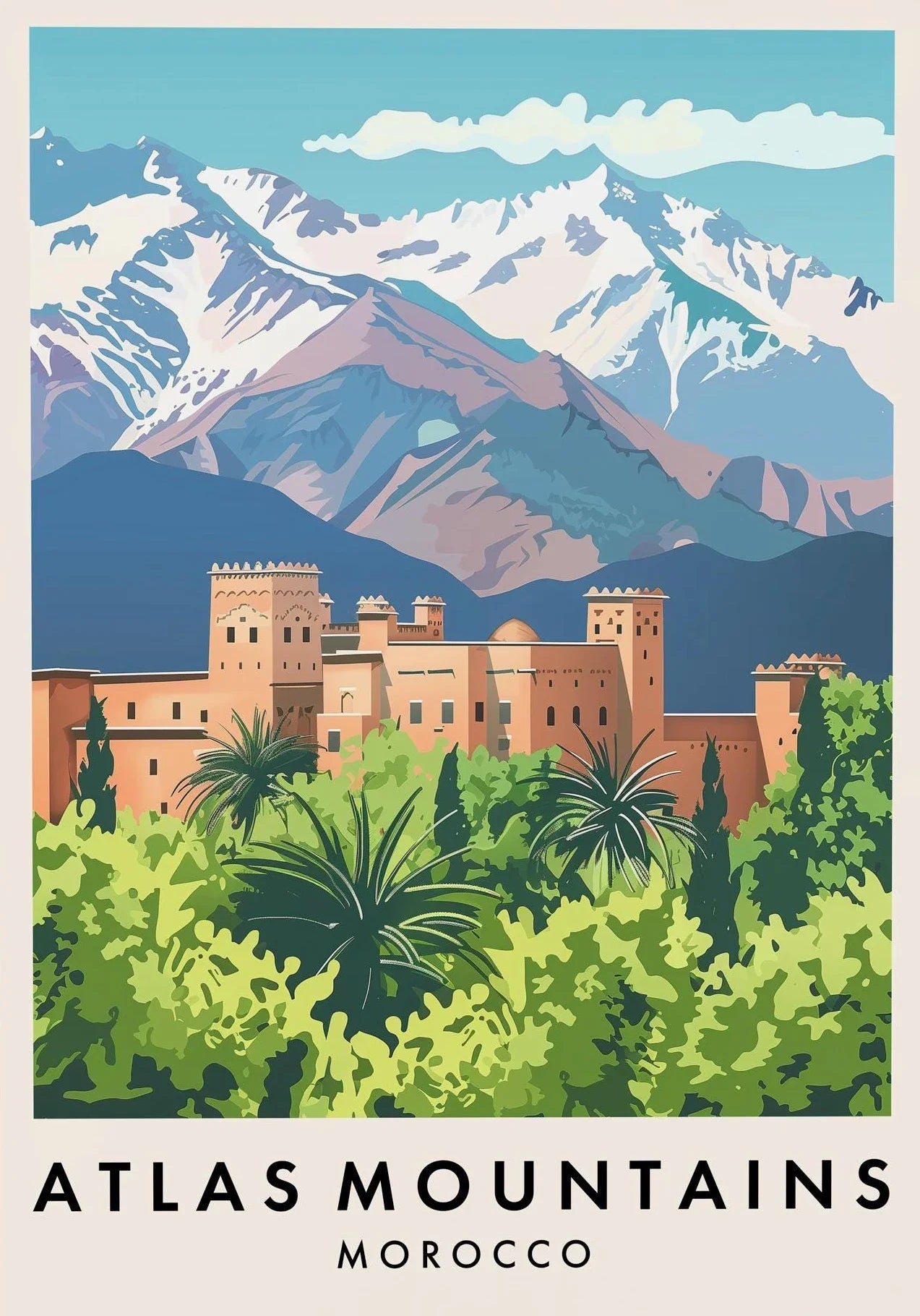 Africa Travel Art Seychelles Luxor Temple Karnak Poster City Landscape Poster Prints Asia Scenery Canvas Art Painting Home Decor