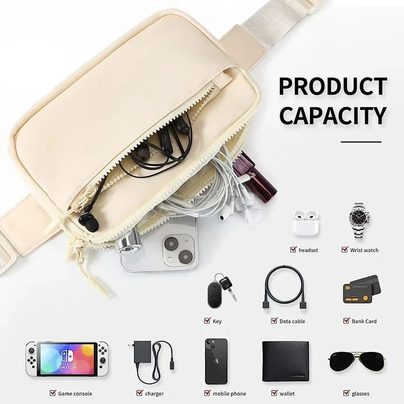 2026 Fashion Yoga Fanny Pack Sports Waist Bag Yoga Mobile Bag Portable Bag Unisex Fitness Running Women's Gift