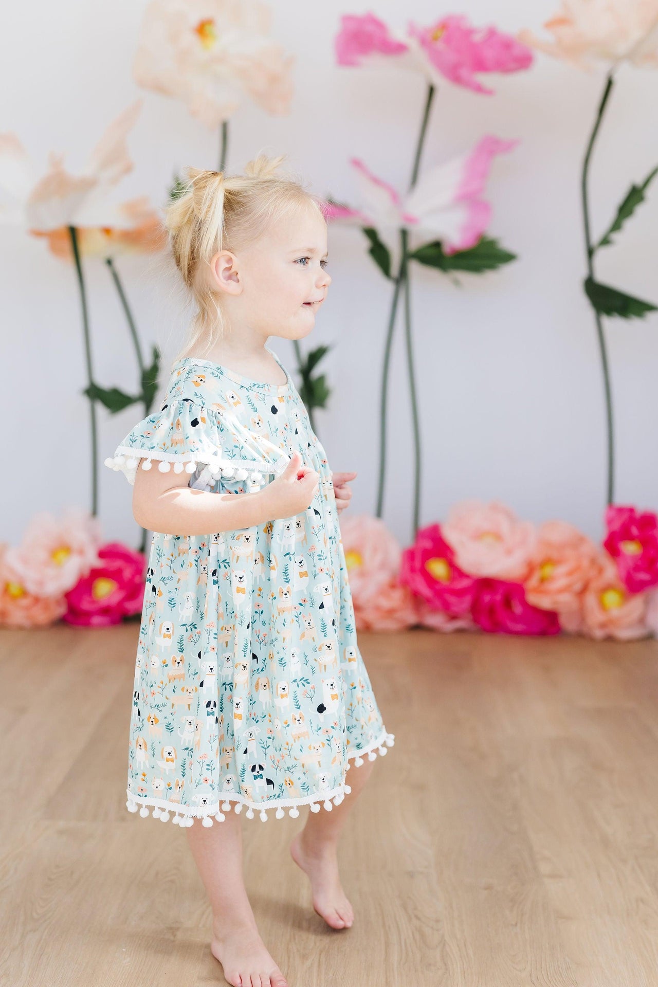 Furry Friends Pom Pom Dress
