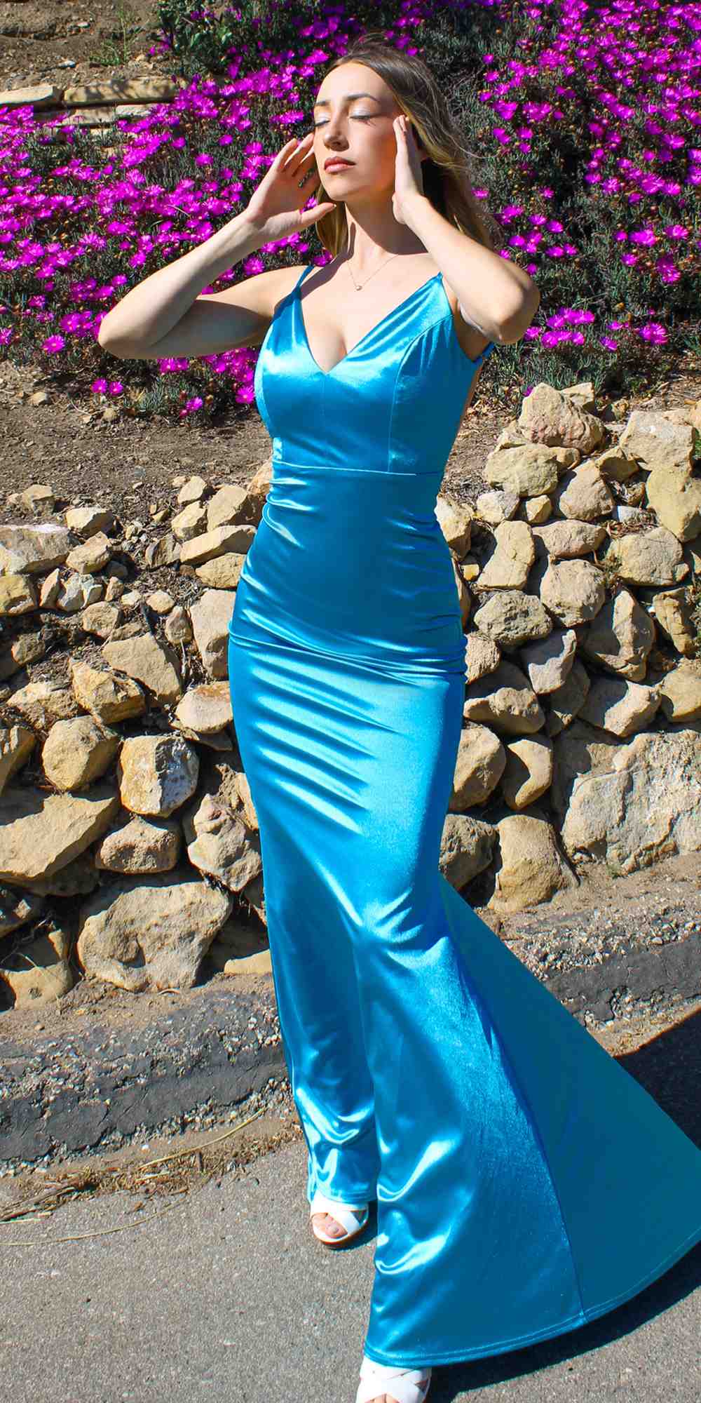 Astee SE016 Long Fitted Semi Formal Gown by Cinderella Divine