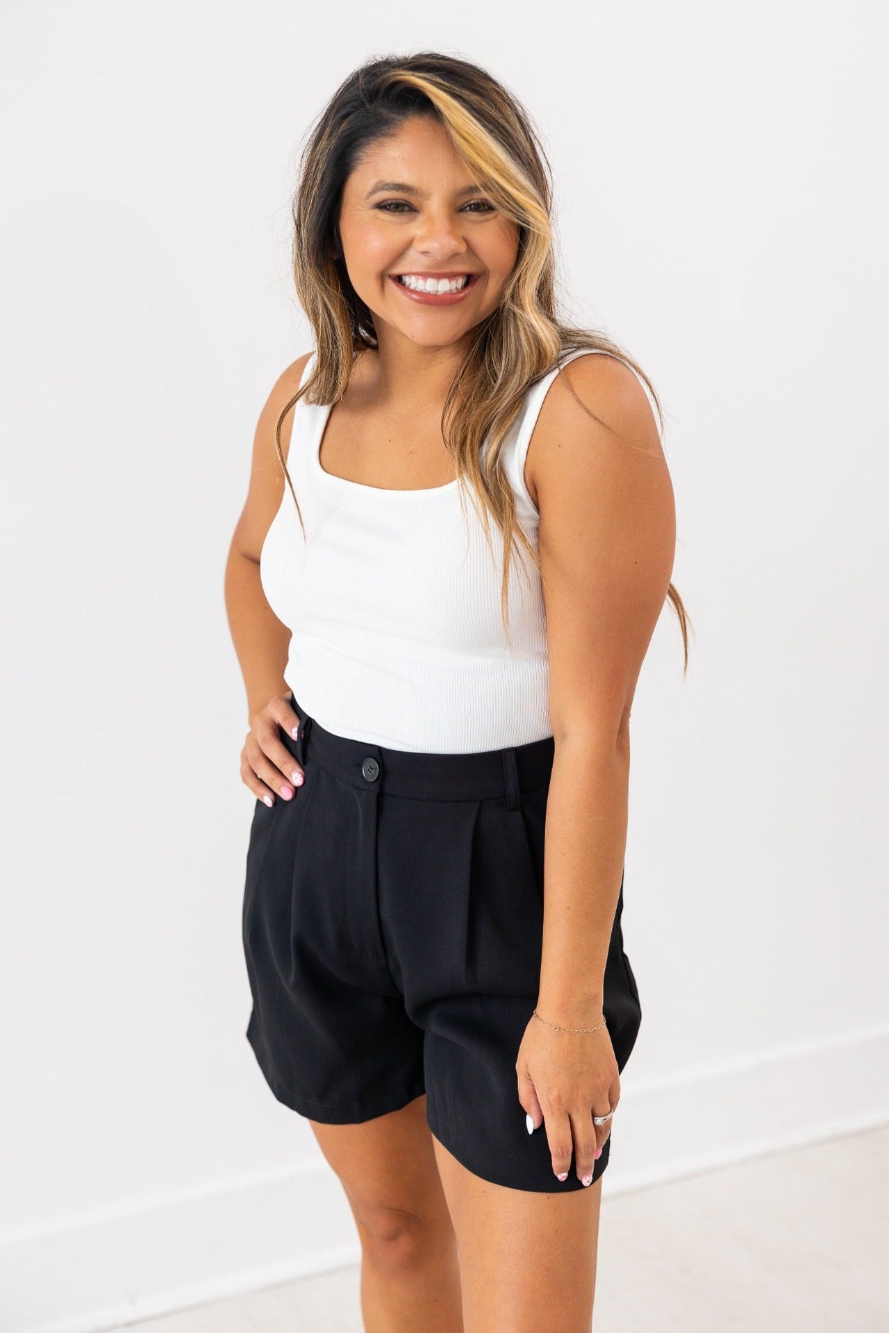 Bella Tank Top, White