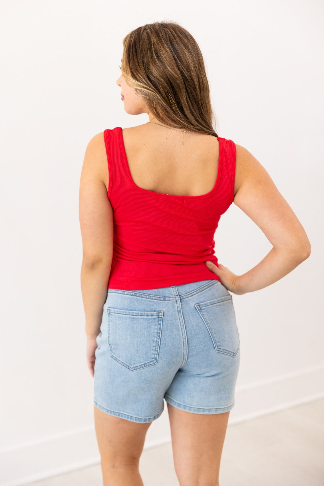 Bella Tank Top, True Red