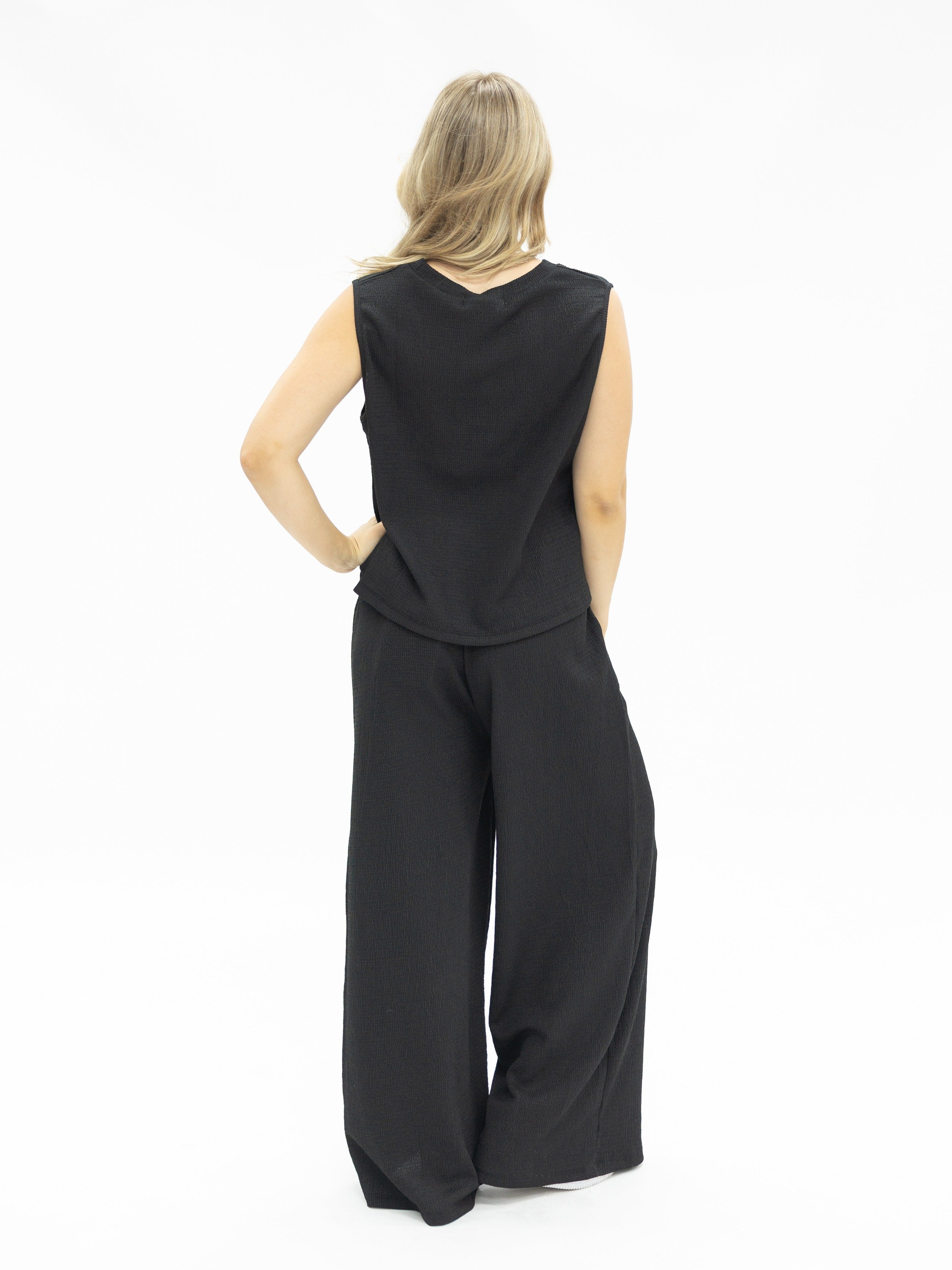 The Earhart Top, Black