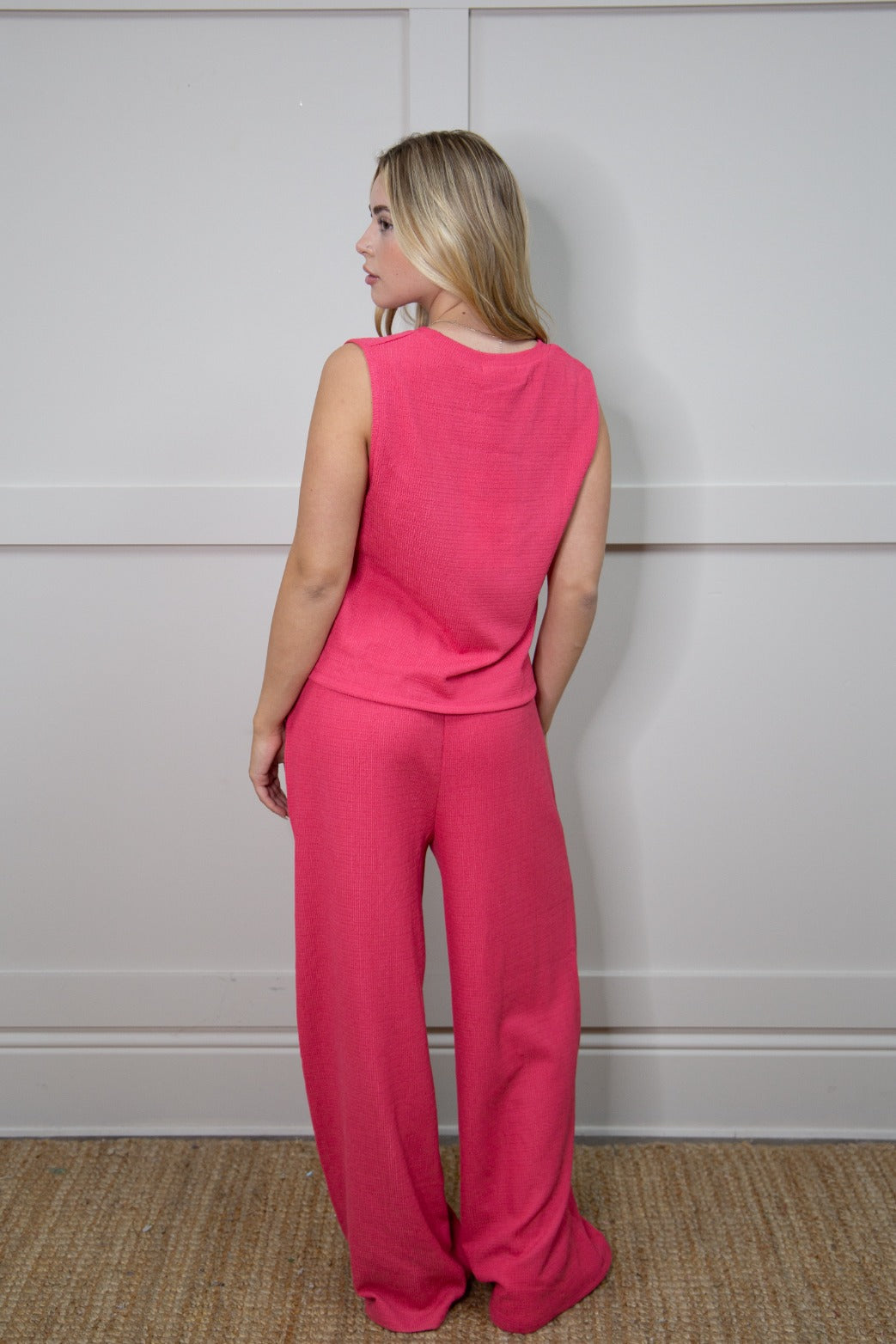 The Earhart Top, Fuchsia