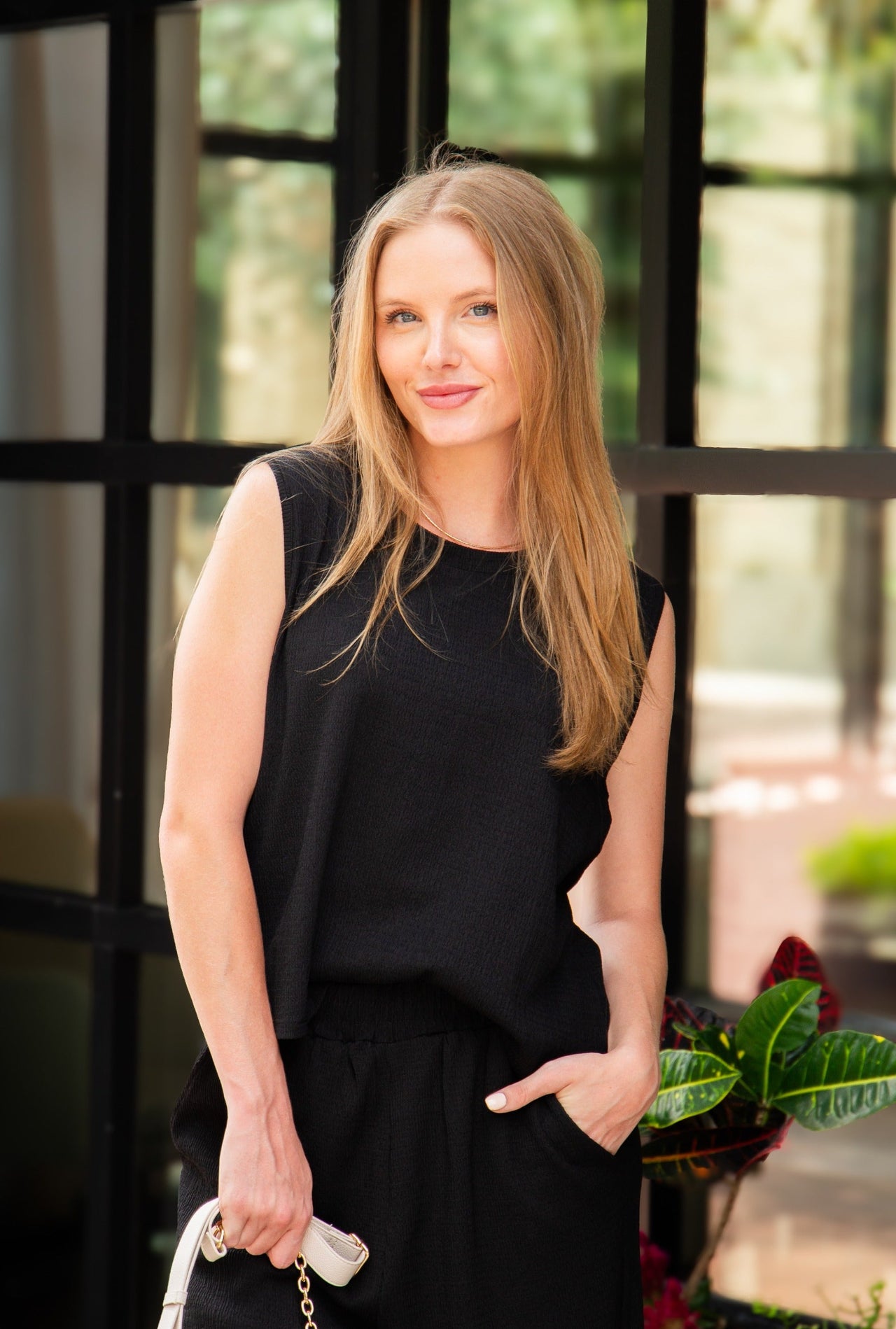 The Earhart Top, Black