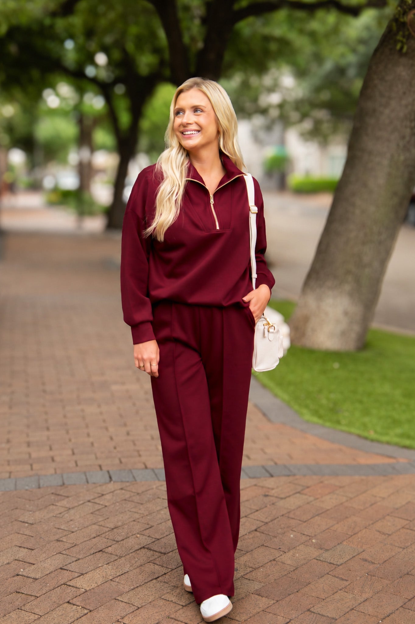Butter Soft Pants, Maroon