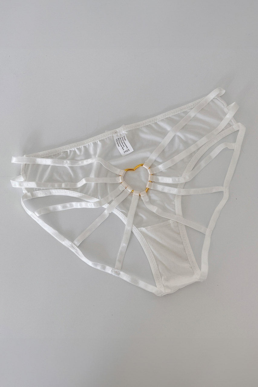 Strappy Back Heart O-Ring Panty