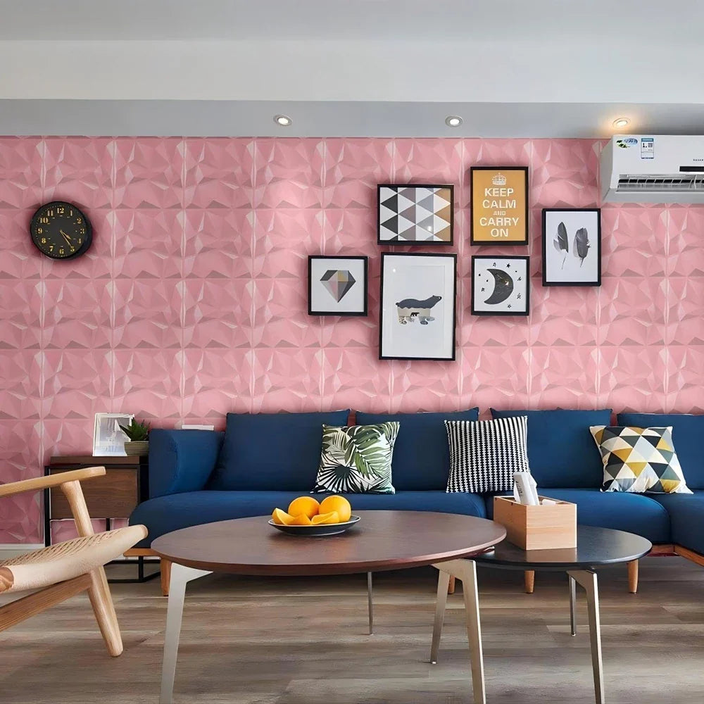 30CM Wall Panel 3D Fluted Texture Panel Wall Decoration for Living Room Bedroom Hotel Office Wall Background Interior Wall Decor
