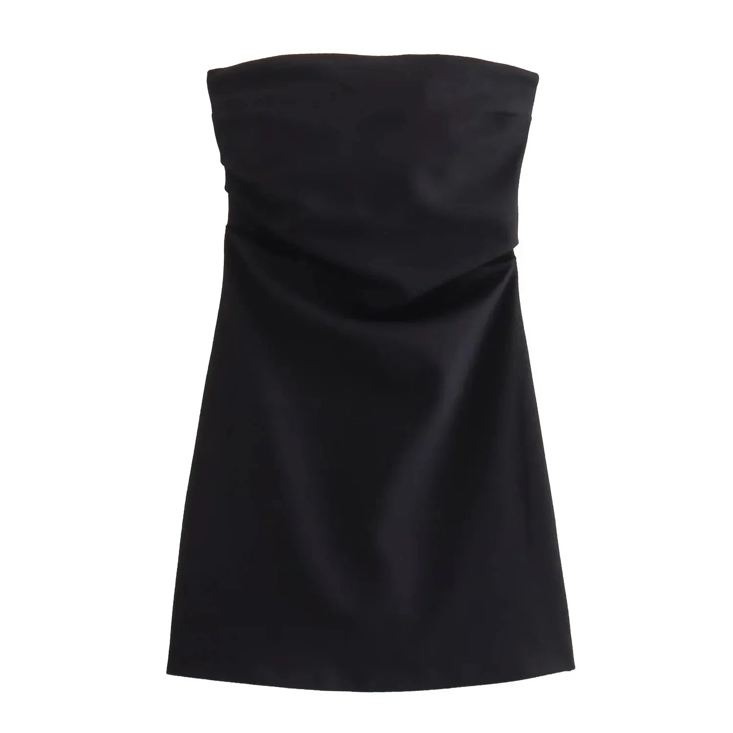 HXAO Dress Women Off Shoulder Corset Short Dresses Ruched Backless Blue Black White Dress Woman Sexy Bodycon Party Dresses