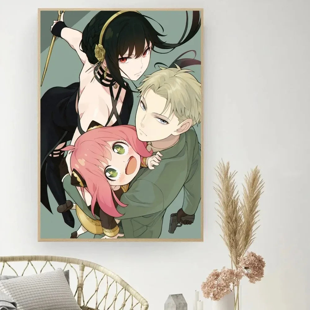 Classic Retro Wall Art, Anime 