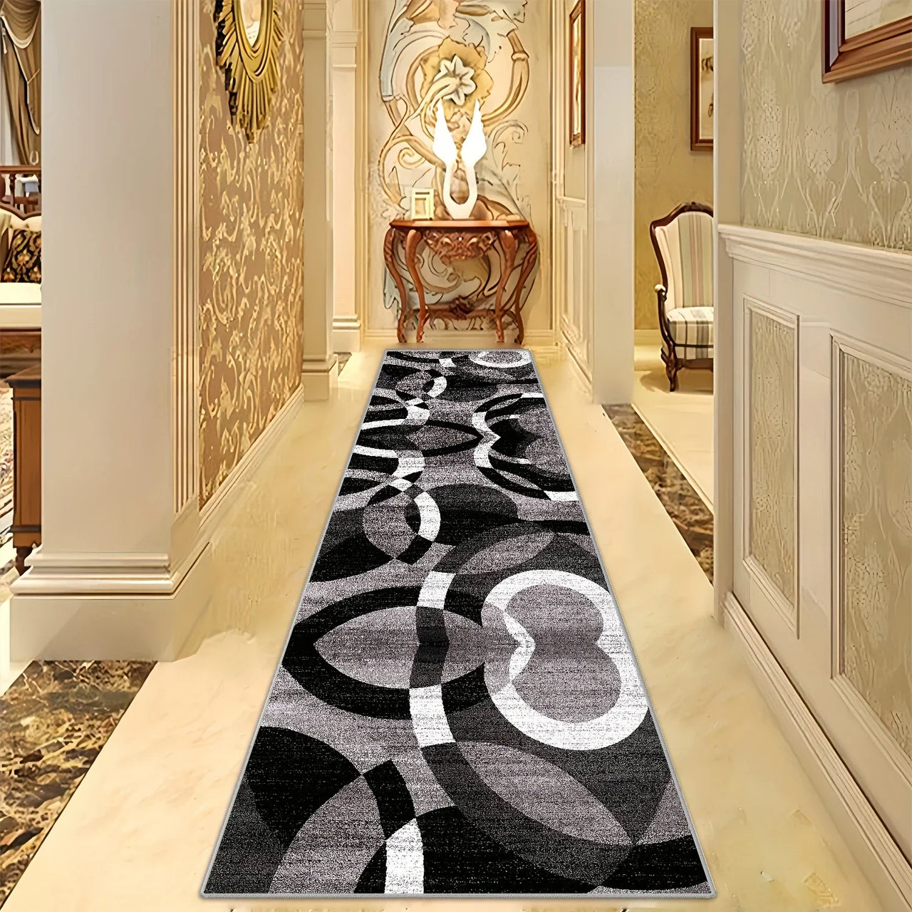 VIKAMA Modern Minimalist Carpet, Durable And Non-Slip, Long Runner Rug For Hallways, Bedside Rug For Bedrooms, Home Decor