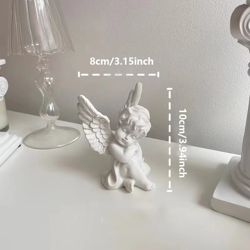 Angel Statue: Hand-cast with durable resin material. We are angel statues, pray for your interior.