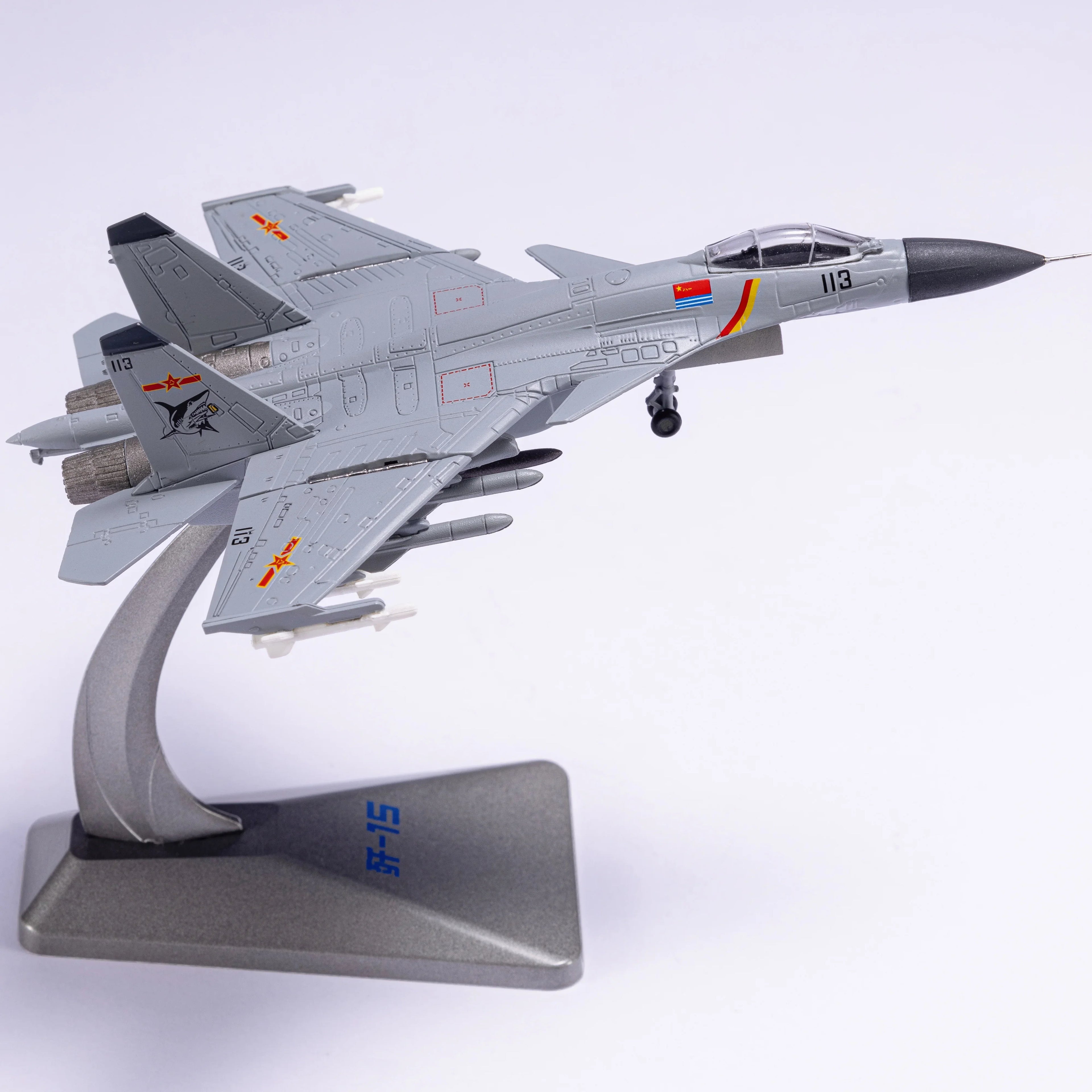 J15 1/144 Scale Metal Model airplane (including base) Scale model Home placement, collection and decoration  Creative gift