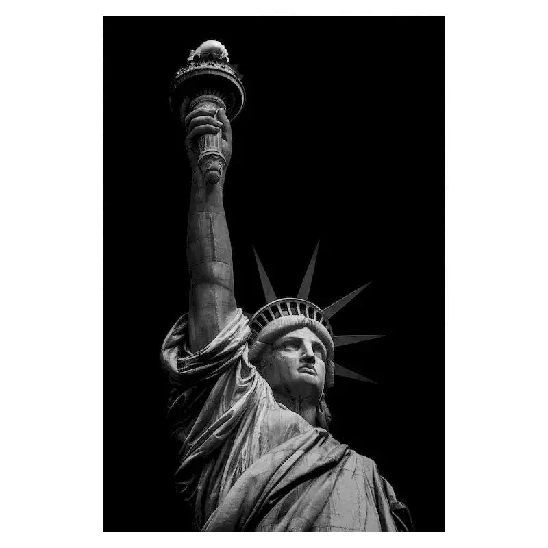 Nordic Simple Wall Art Black Ancient Greek Gods Sculpture David Statue Canvas Print Poster Home Living Room Bedroom Decoration