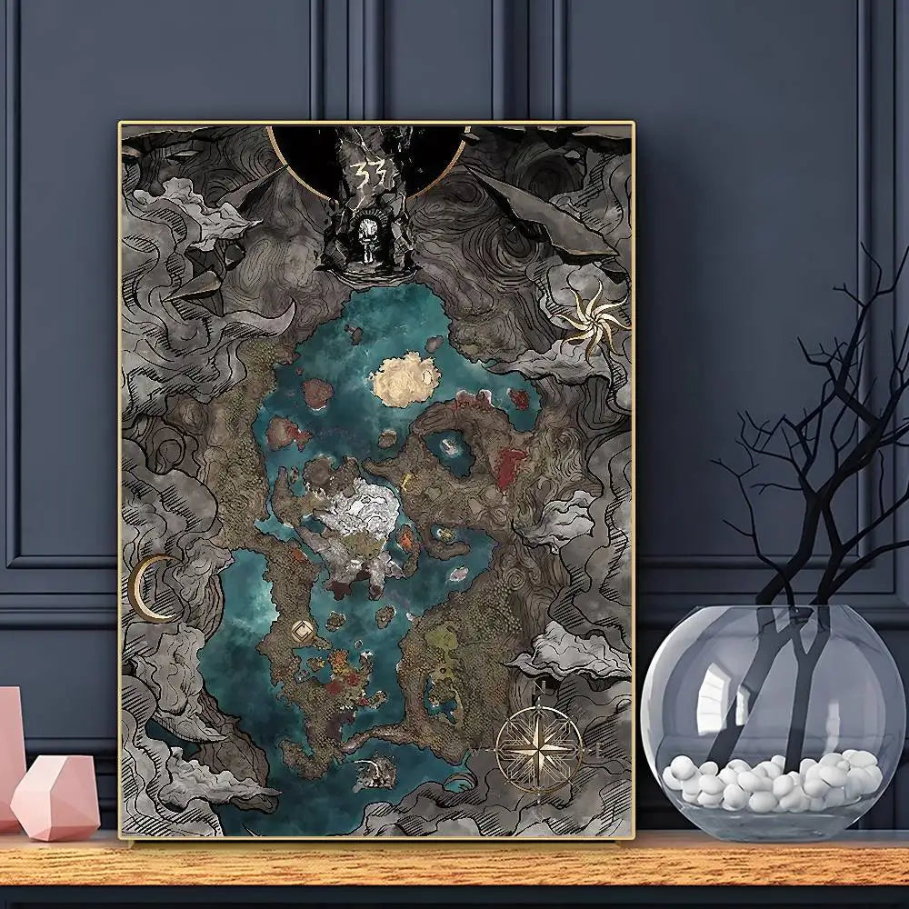 C-Clair O-Obscur E-Expedition 33 Poster Sticky Wall Art Printing Waterproof Home Living Bed Room Bar Aesthetic Decor