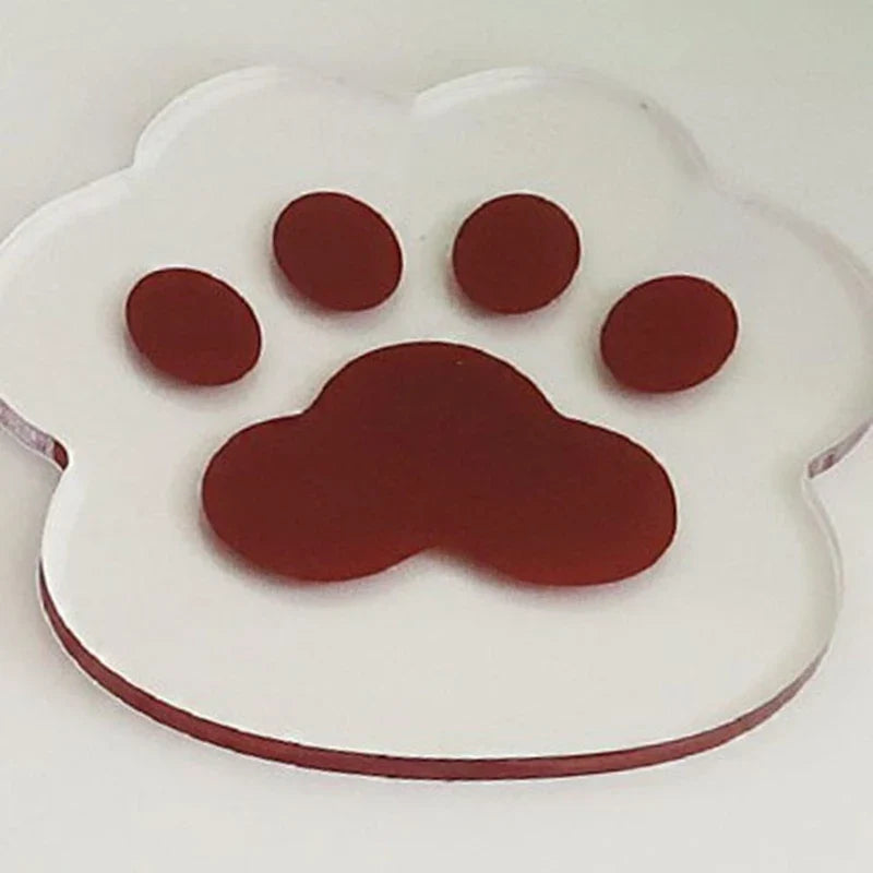 Flower Coasters Acrylic Waterproof Heat Insulation Anti Slip Coffee Cup Mats Cute Flowers Pads Kitchen Tableware Pad Decoration