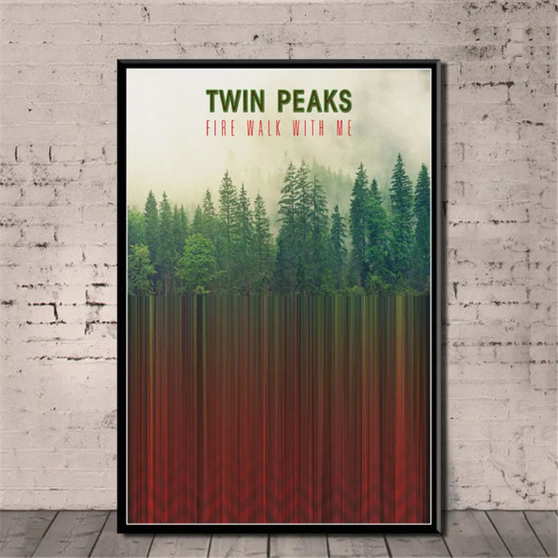 Twin Peaks TV Series Shows Classic Movie Anime Poster And Prints Canvas Painting Art Wall Pictures For Living Room Home Decor