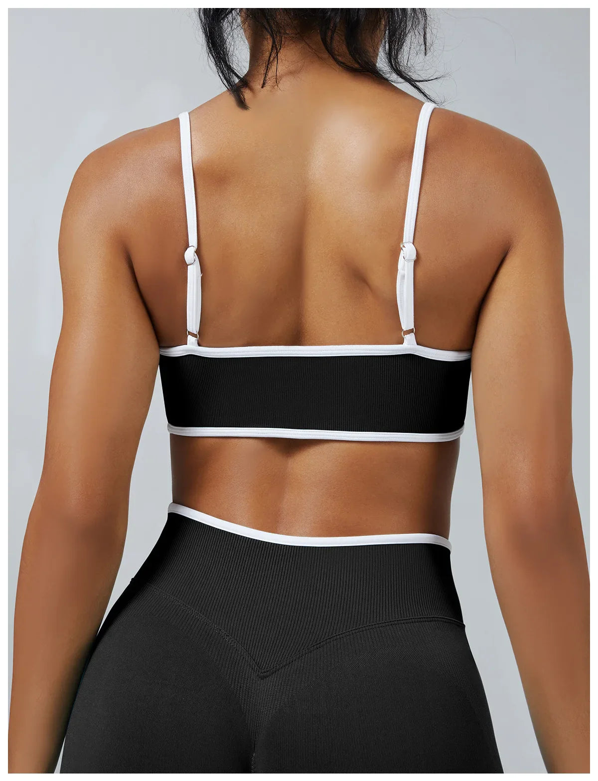 Women's Color Block Sports Bra Racerback Breathable Moisture-Wicking Workout Gym Fitness Yoga Running High Impact Support Active