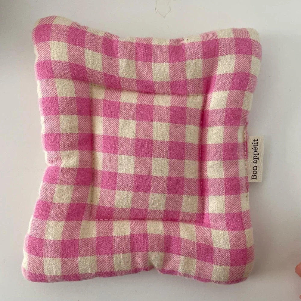 Coaster Fresh Pastoral Style Cotton Coaster Cloth Insulation Pad Table Mat Placemat Home Decoration Kitchen Accessories