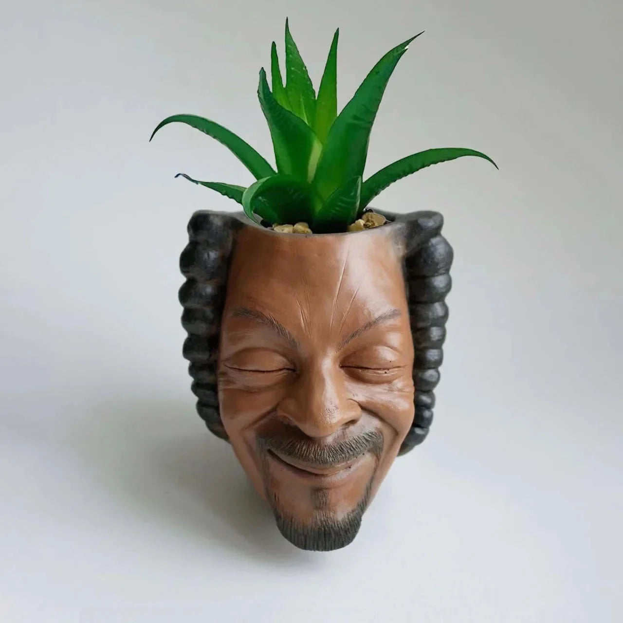 A Facial Flower Pot, Garden Flower Pot, Resin Facial Flower Pot, Succulent Flower Pot, Unique Flower Pot