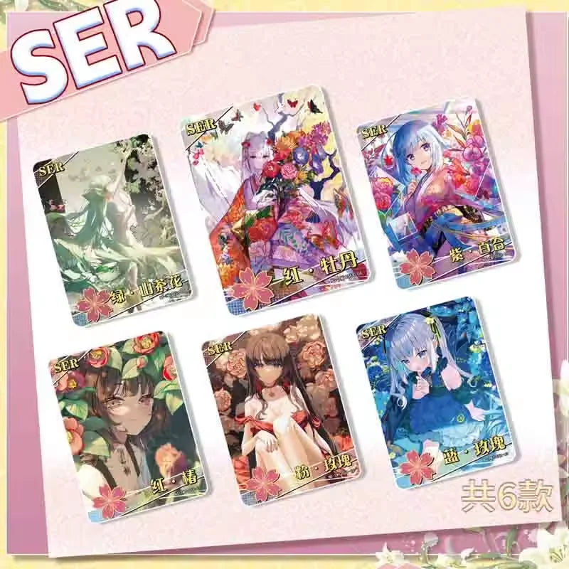 Goddess Story Anime Waifu Trading Cards Box Set–Rare SSR/SR Genshin Impact Character Cards Ideal Gift for Anime Fans & Hobbyists