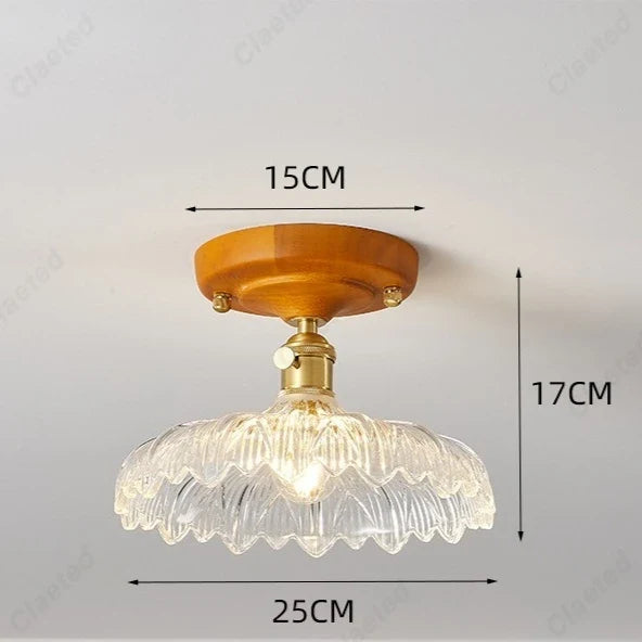 Modern Minimalist LED Flower Petal Ceiling Lamp Living Room Corridor Balcony Decorative Lighting E27