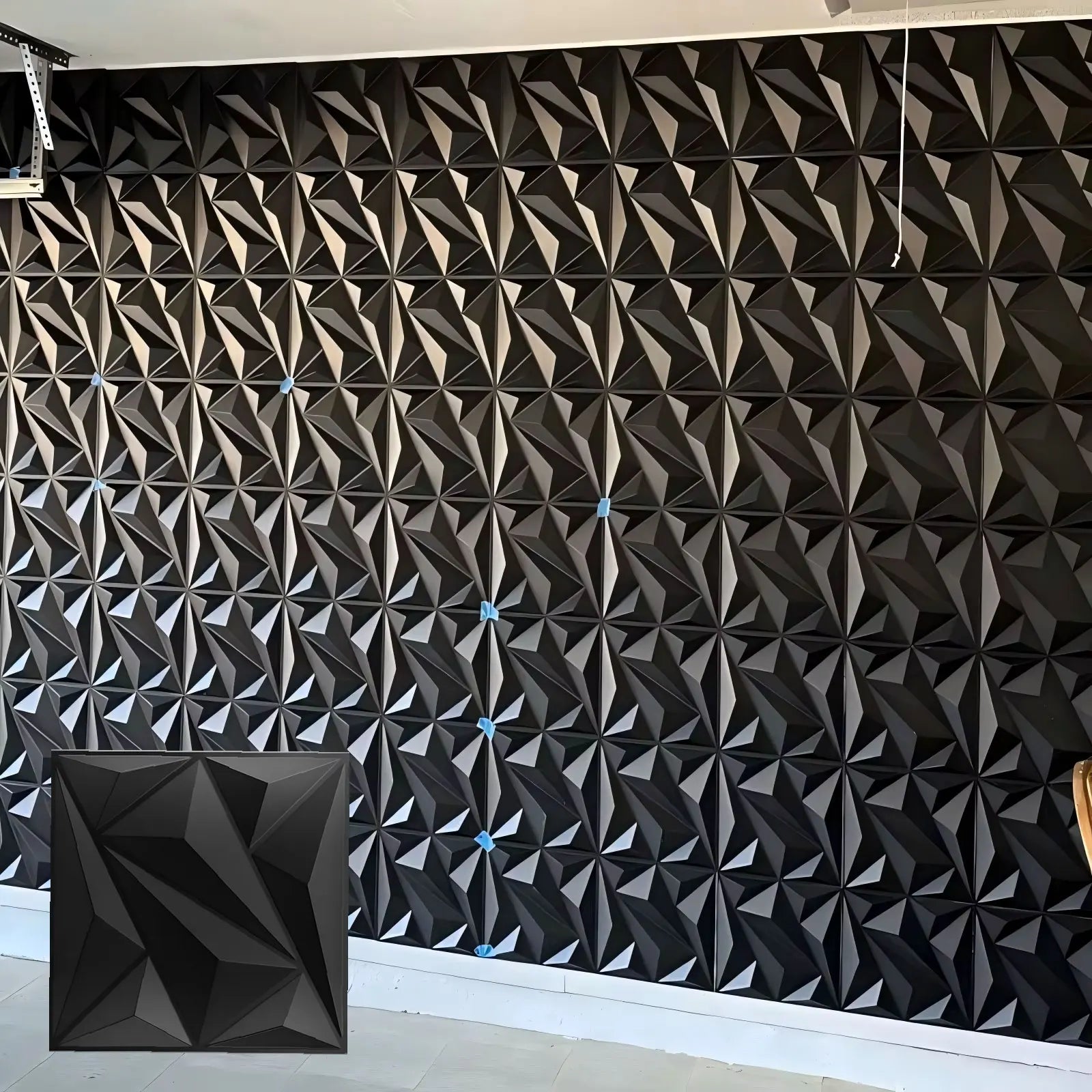3D Textured Wall Panel Indoor Wall Decoration For Living Room Bedroom Hotel Environmentally Friendly Materials Pvc Wall Panels