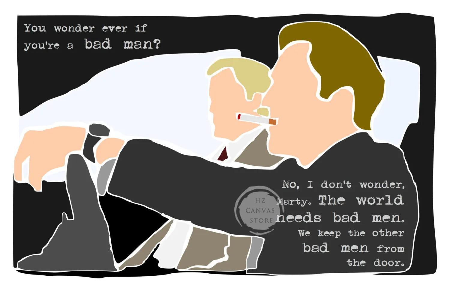 Dumb and Dumber/Eternal Sunshine of The Spotless Mind/Friday Night Lights Minimalist Cartoon Style Movie Poster Canvas Print Art