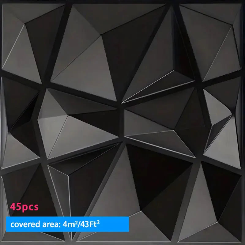 3D Wall Panels 30x30cm Indoor Wall Decoration for Living Room Bedroom Hotel Office  Mural Tile-Panel-Mold 3D Wall Sticker