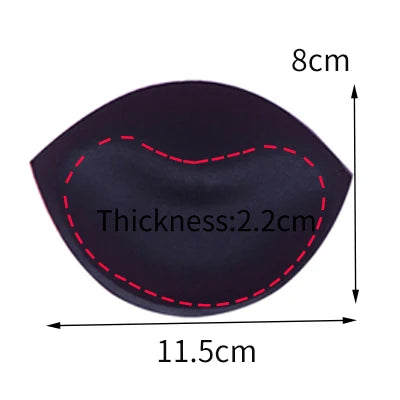1pair Sponge Inserts In Bra Padded for Swimsuit Breast Push Up Fill Brassiere Breast Patch Pads Women Intimates Accessories