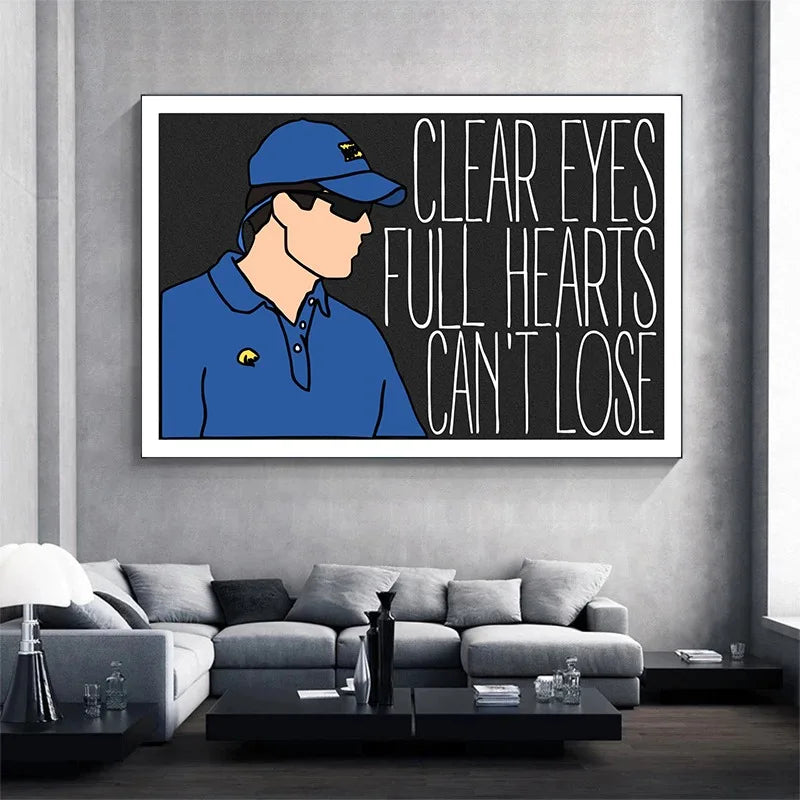 Dumb and Dumber/Eternal Sunshine of The Spotless Mind/Friday Night Lights Minimalist Cartoon Style Movie Poster Canvas Print Art