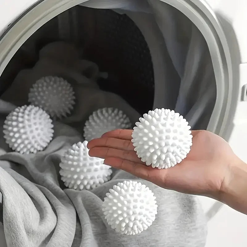 4/8/12Pcs Reusable Laundry Balls Gentle Cleaning Removes Dirt Hair Softens Clothes Prevents Tangling Durable PVC Mixed Colors