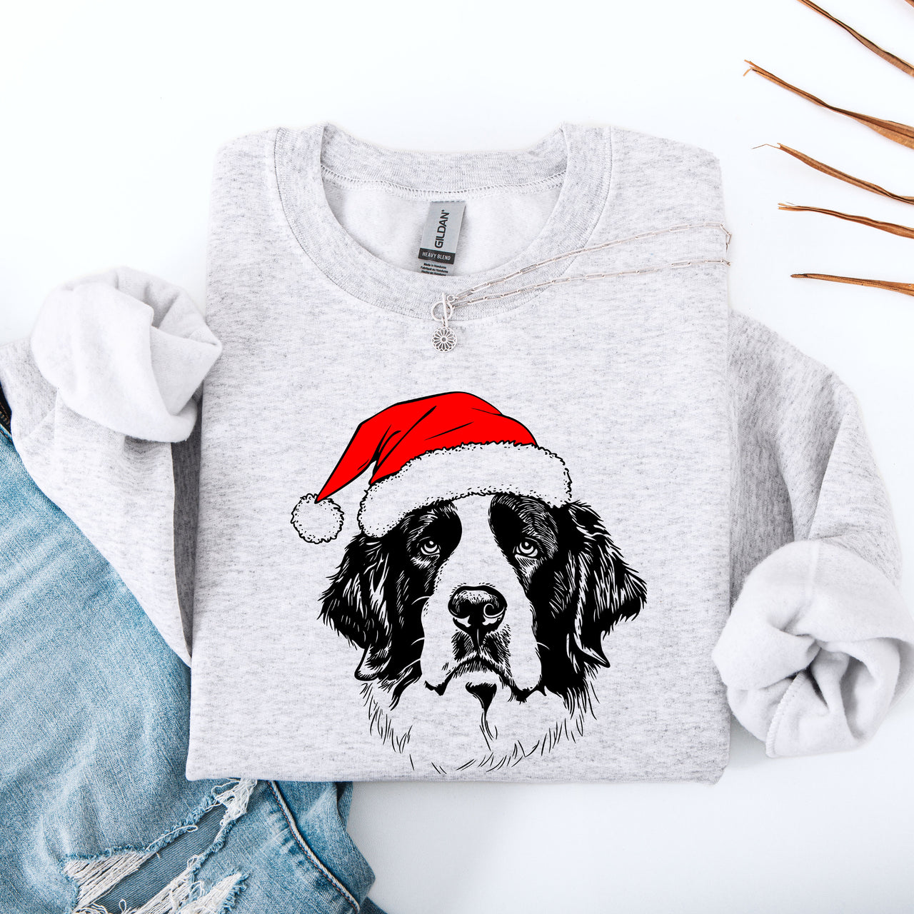 Saint Bernard Dog Lover Apparel Pet Breed Cozy Fleece Premium Quality Sweatshirt