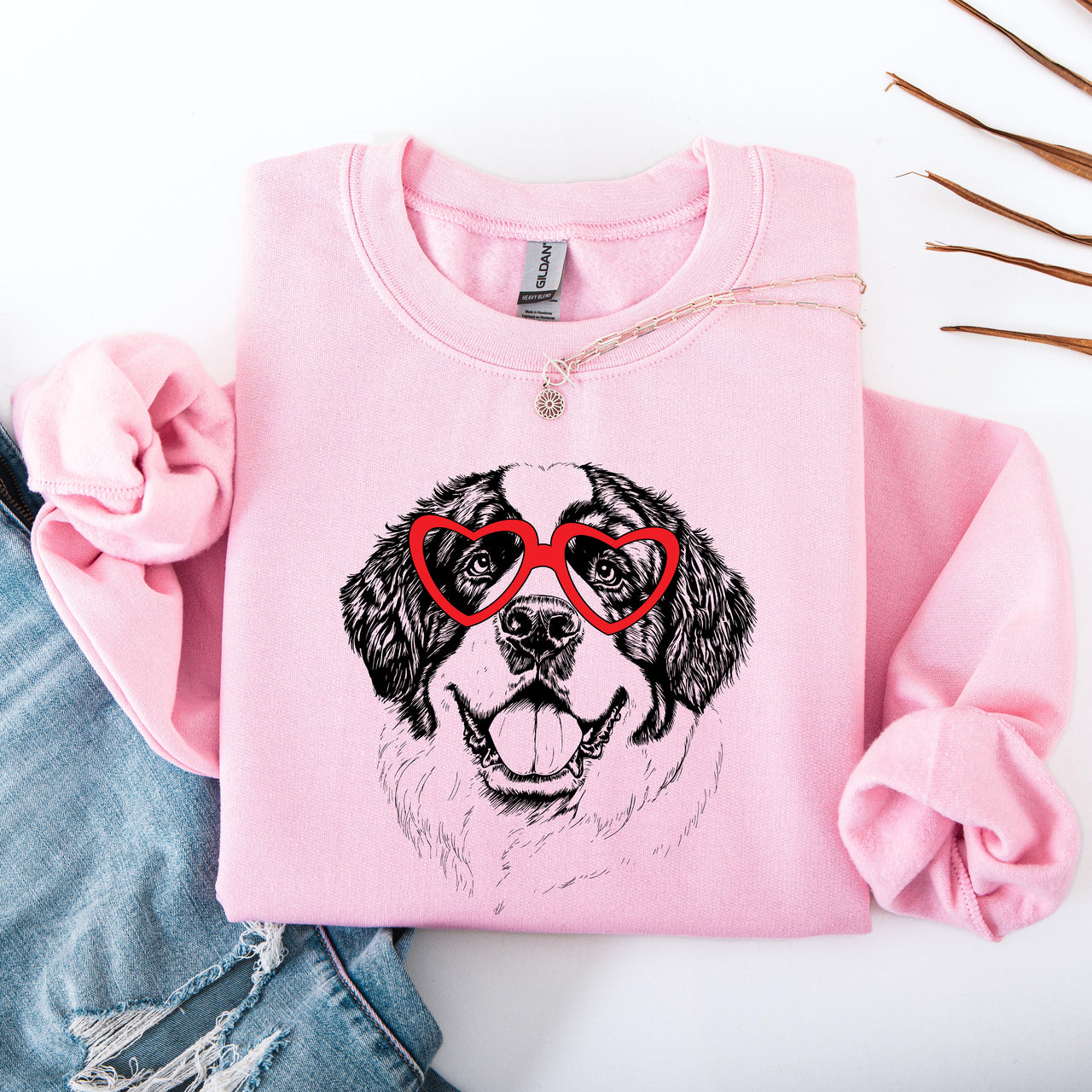 Saint Bernard Dog Lover Apparel Pet Breed Cozy Fleece Premium Quality Sweatshirt