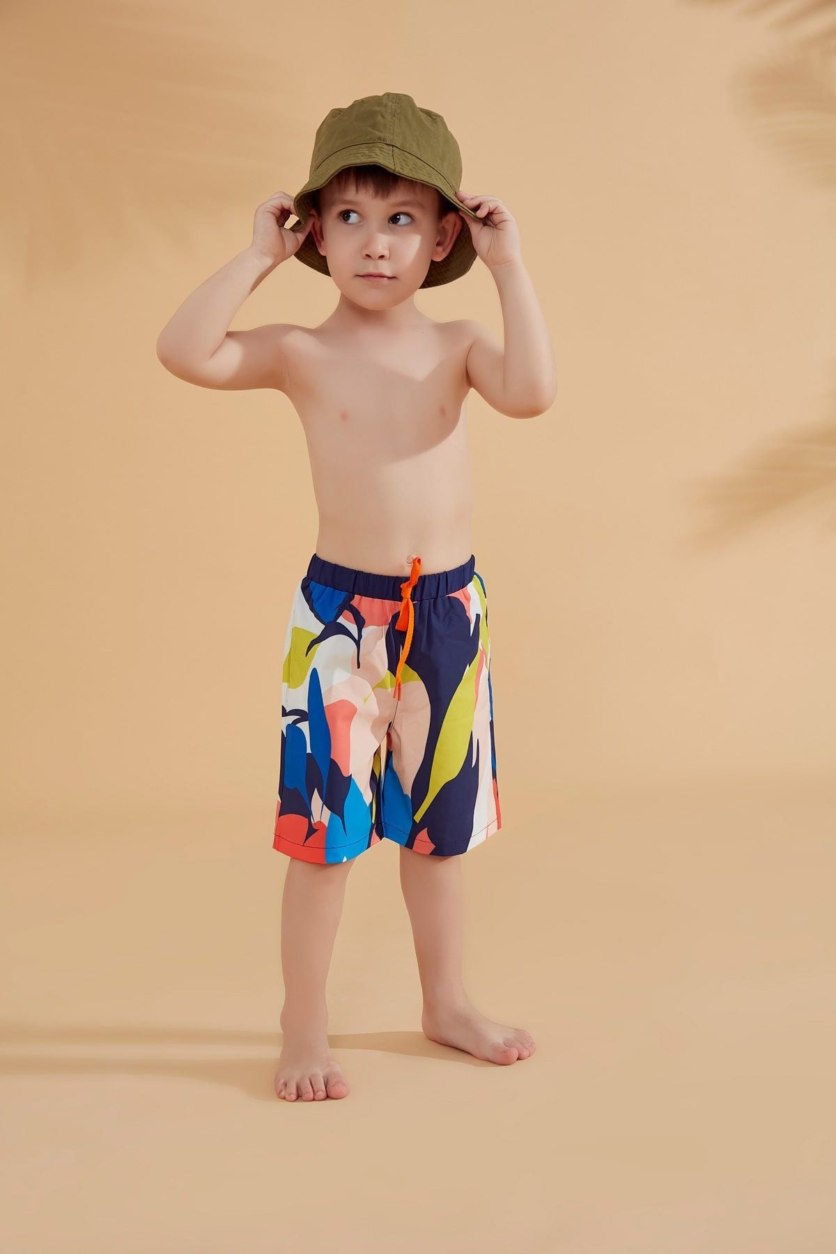 Woven Navy Boys Shorts B2360