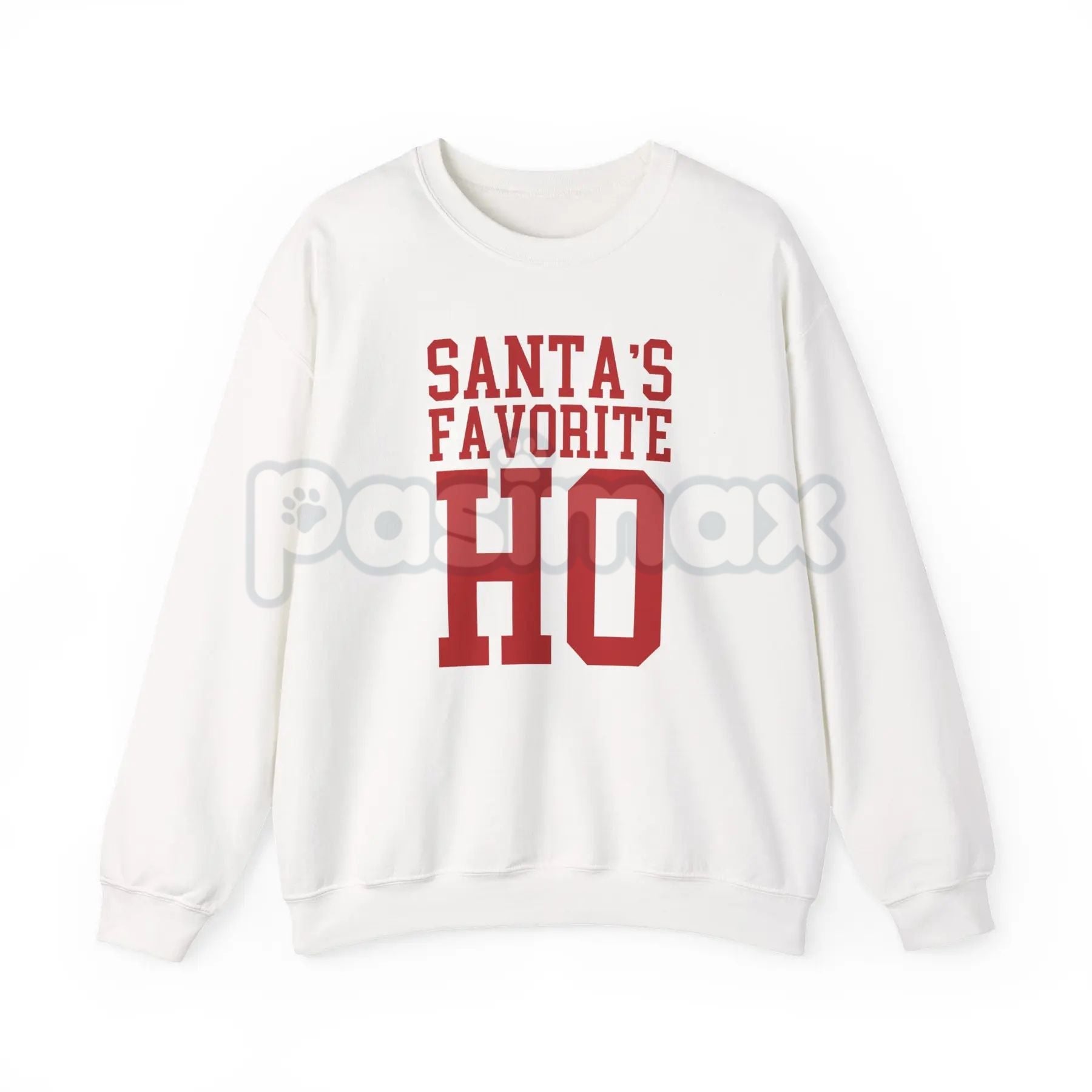 Santa’s Favorite Ho Cozy Christmas Crewneck | Funny Viral Holiday Sweatshirt for Women | Adult Humor Xmas Jumper