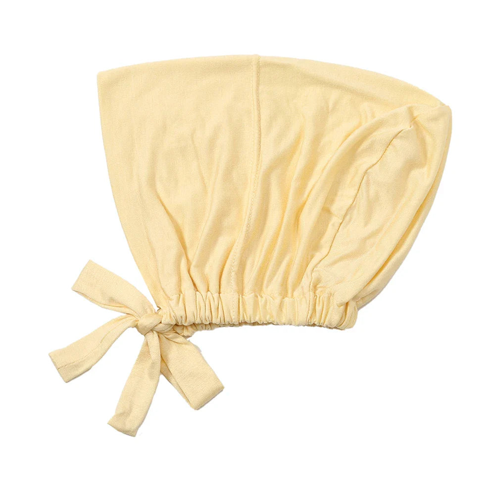 Adjustable Inner Caps Solid Color Elastic Cap Modal Hijab Muslim Bonnet Underscarf Women Fashion Accessories