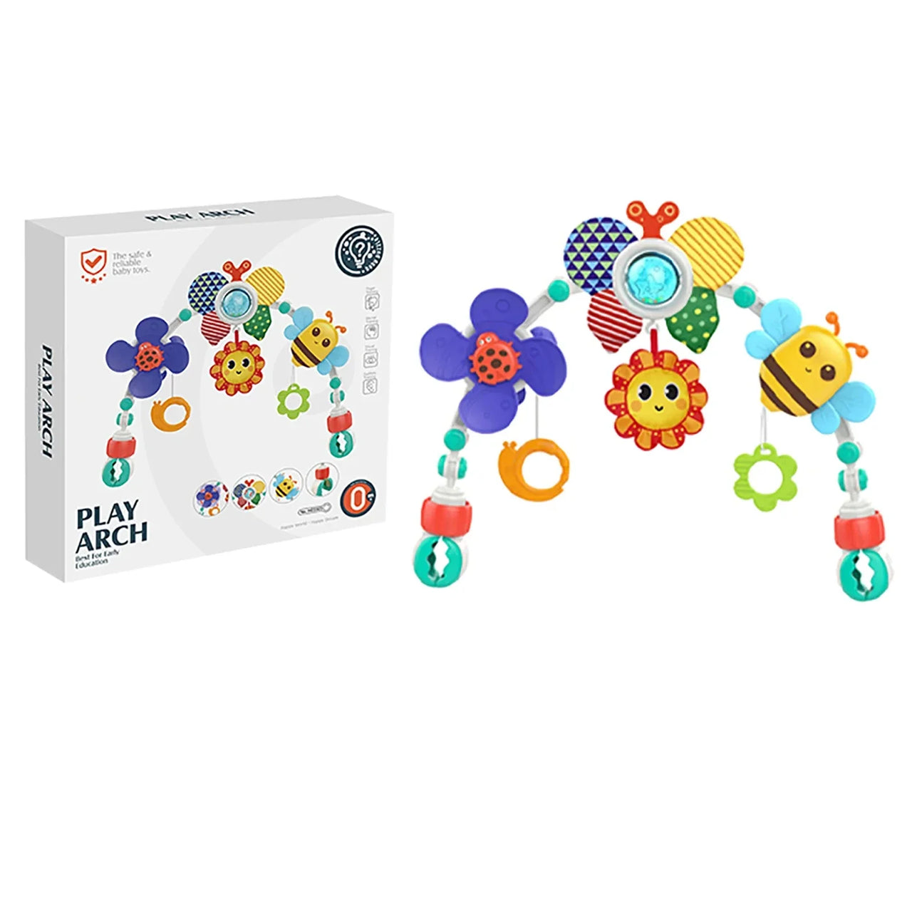 Baby Stroller Arch Toys Pram Activity Arch Toys Bouncer Toy Fine Sensory Development Motor Skills Toys  Arch Baby Car Seat Toys