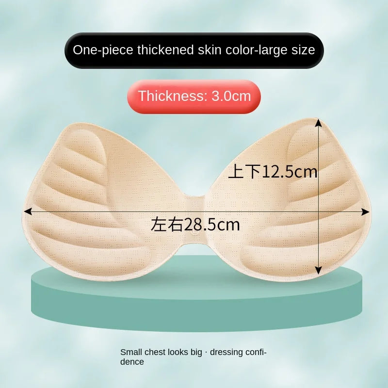 Bra Inserts Chest Pad Soft Bra Enhancer Push Up Chest Padded Bikini Padded  Body-fitted Foam Sponge Swimsuit Padding