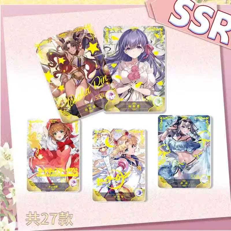 Goddess Story Anime Waifu Trading Cards Box Set–Rare SSR/SR Genshin Impact Character Cards Ideal Gift for Anime Fans & Hobbyists