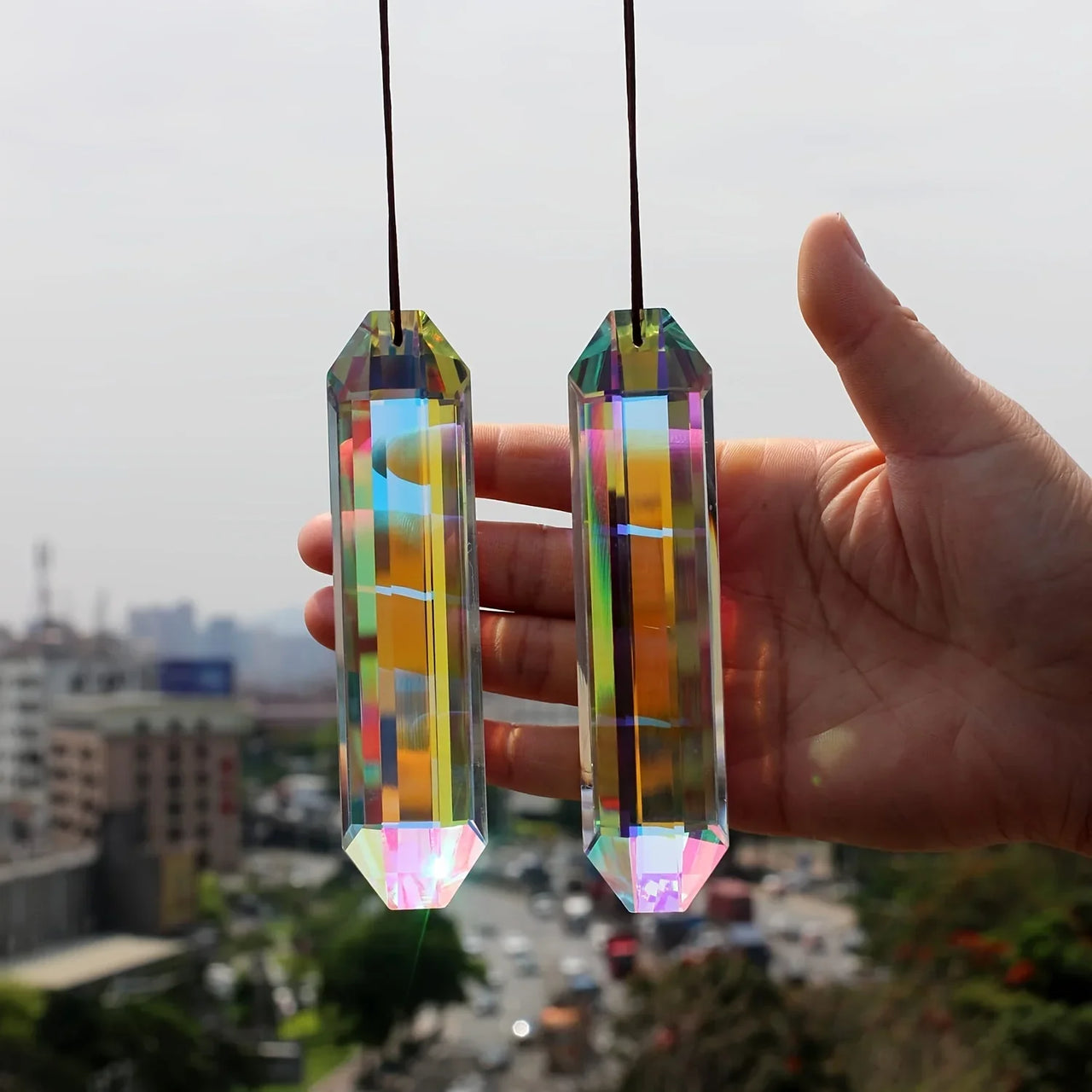 2pcs 12mm Crystal Sun Catchers Wedding Decor Home Wedding Party Decoration Ornament