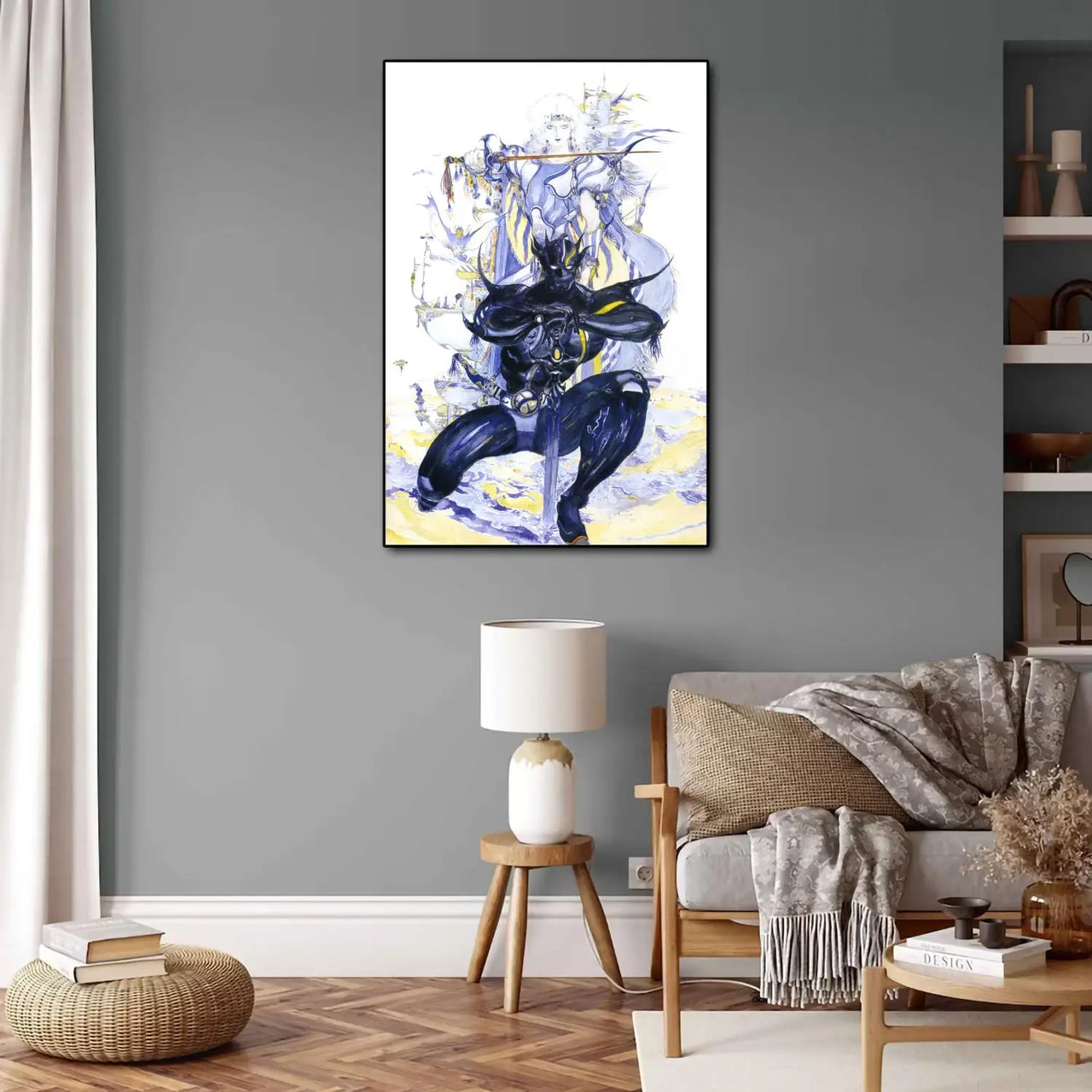Yoshitaka Amano Final Fantasy Anime Video Game Canvas Art Poster and Wall Art Picture Print Modern Family bedroom Decor Posters