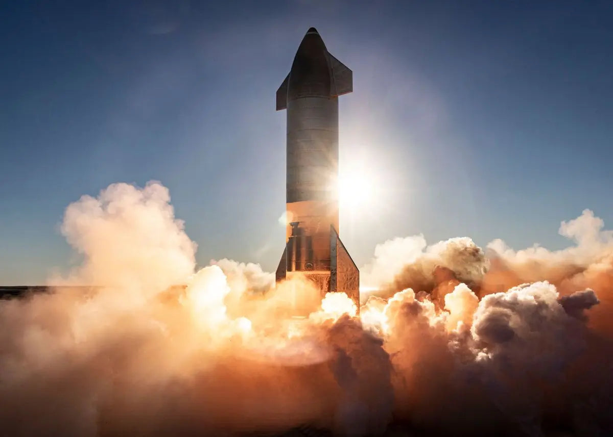 Real Photos of Spacex Starship Prints Canvas Poster Aviation Technology Wall Art Decor Rocket Art Photos Wall Art Decoration