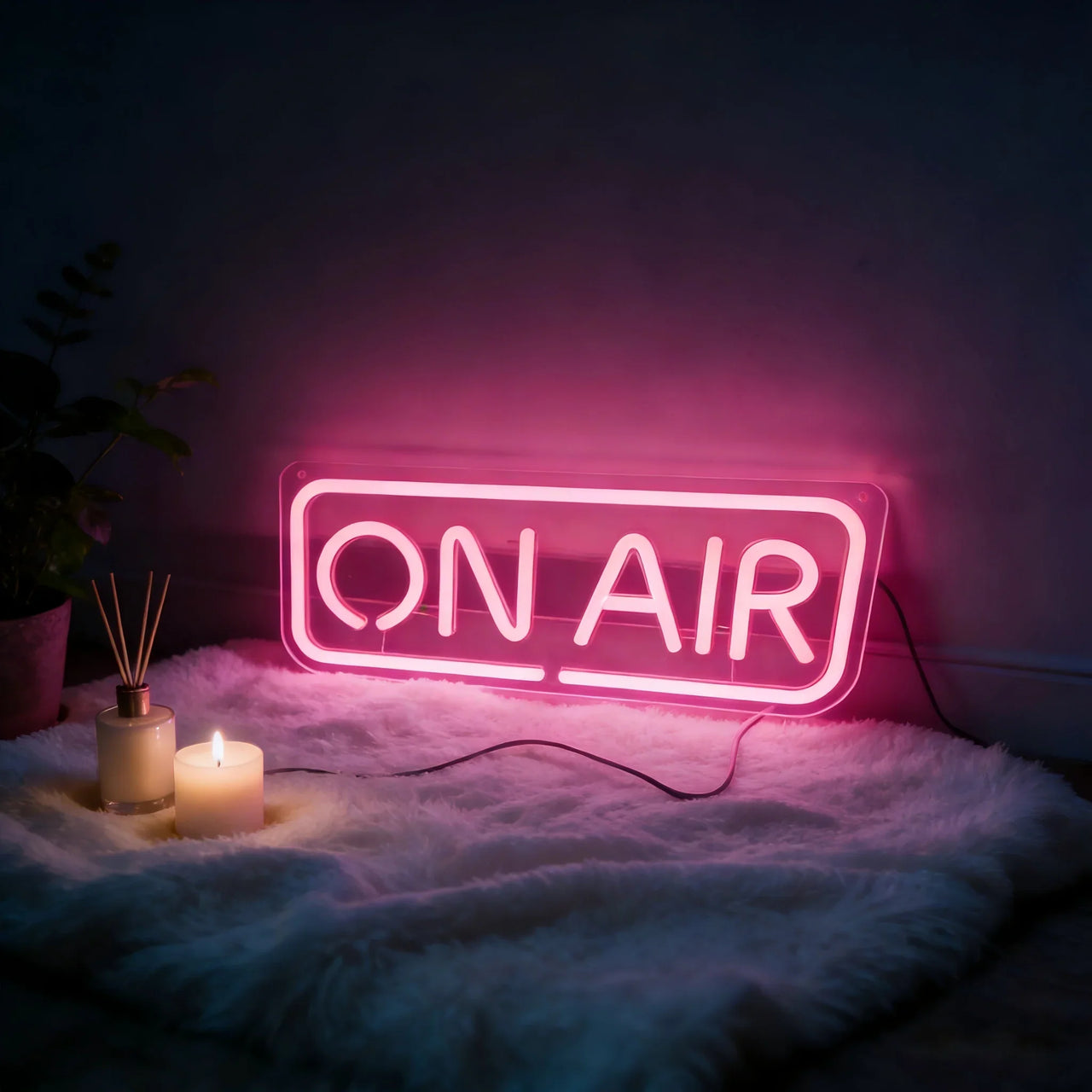 ON AIR Neon Sign LED Neon Night Light USB Powered for Rooms Bar Bar Shop Club Garage House Birthday Party Wall Art Decoration